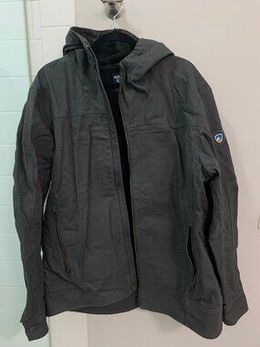 KUHL Soft Shell Fleece Lined Hoodie Jacket Mens XL